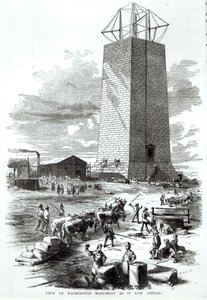Washingtoni emlékmű képe, ahogyan most megjelenik, a „Gleason
