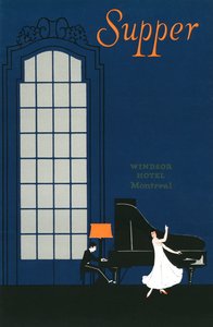 Vintage menü a montreali Windsor Hotelből alkotó: American School