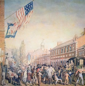 Szavazás Philadelphiában alkotó: American School