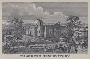 Washburn Observatory, Madison, Wisconsin, USA (litho) alkotó: American School