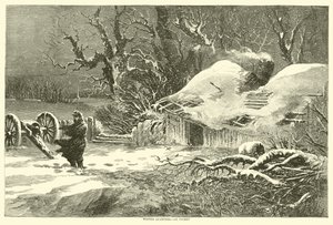 Winter Quarters, a Picketen, 1864. február alkotó: American School
