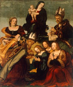 Madonna gyermekkel és szentekkel Nagy Gergely (festmény)