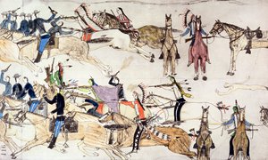 Little Bighorn-i csata, Montana, USA, 1876. június 25-26. c1900