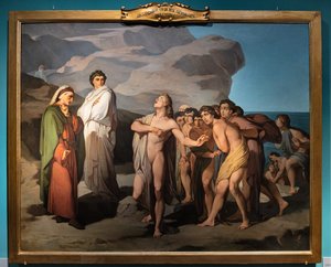 Dante és Casella alkotó: Amos Cassioli