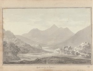 Nézetek Angliában, Skóciában és Walesben: Capel Cerrig és Snowdon alkotó: Amos Green