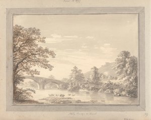 Kilátások Angliában, Skóciában és Walesben: Ilkley híd és templom alkotó: Amos Green