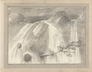 Látványok Angliában, Skóciában és Walesben: Vízesés, Kilátások 1799-ben alkotó: Amos Green