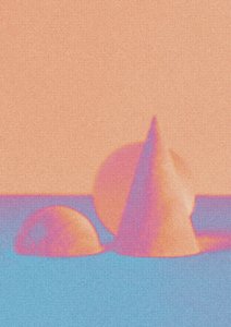 Álomszerű geometriai formák alkotó: Amy Louise Baker