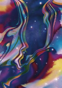 Éteri kozmikus arcok alkotó: Amy Louise Baker