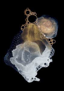 Folyékony arany csillogás alkotó: Amy Louise Baker