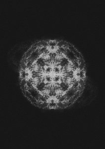 Fénylő absztrakt gömb