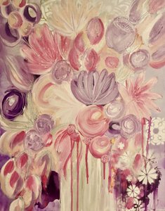 Halvány rózsaszín-lila virágok