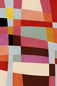 Meleg színek – Bauhaus-geometria 4