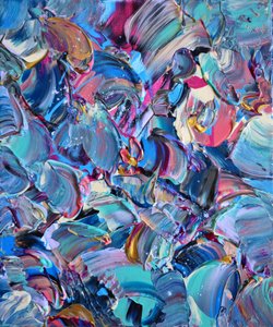 Élénk, absztrakt örvények