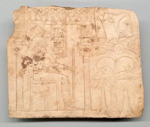 A művész próbadarabja: Hathor a szentélyben, felajánlások, ökörfej