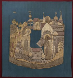 Istenszülő megjelenése Belozerszki Szent Cirillnek a Podea Szimonov-kolostorban, 16201635