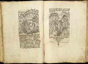 IV. Iván koronázása 1547. január 16-án Az Illuminated Összeállított Krónikából, XVI. század második fele.
