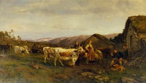 Fejési idő alkotó: Anders Askevold