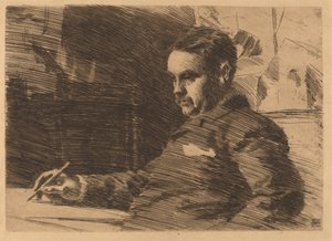 Wade ügyvéd, 1890. alkotó: Anders Leonard Zorn