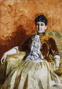 Lisen Lamm portréja, 1885 alkotó: Anders Leonard Zorn