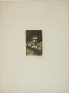 Egy festő-metsző (önarckép) alkotó: Anders Leonard Zorn