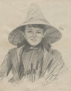 Ada Lymon (Nő egy nagy kalapban) alkotó: Anders Leonard Zorn