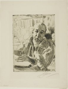 Anatole France alkotó: Anders Leonard Zorn