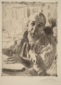 Anatole France alkotó: Anders Zorn