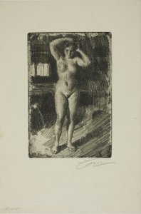 Anna csinálja a haját alkotó: Anders Leonard Zorn