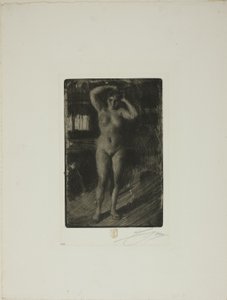 Anna csinálja a haját alkotó: Anders Leonard Zorn