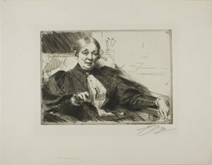 Anna Wallenberg alkotó: Anders Leonard Zorn