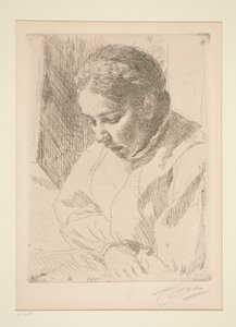 Az Imádságban alkotó: Anders Leonard Zorn