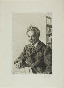 August Strindberg alkotó: Anders Leonard Zorn