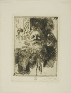 Auguste Rodin alkotó: Anders Leonard Zorn