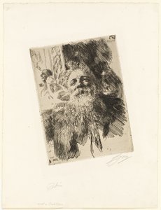 Auguste Rodin alkotó: Anders Leonard Zorn
