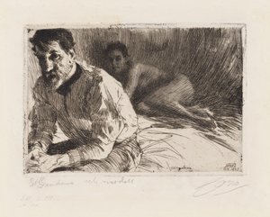 Augustus Saint-Gaudens alkotó: Anders Zorn