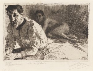 Augustus Saint Gaudens II alkotó: Anders Zorn