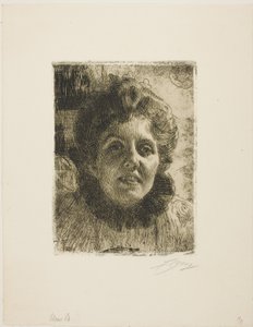 Aurore (Aurore Klintbergné, született Oxenstierna, vezető) alkotó: Anders Zorn
