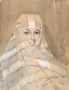 Beduin lány alkotó: Anders Zorn