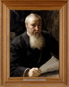 Carl Fredrik Liljevalch (1837-1909), iparos, vasműigazgató és mecénás, 1906 alkotó: Anders Zorn