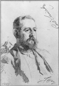 Carl Snoilsky (1841-1903), gróf, író, könyvtáros, a Svéd Akadémia tagja, 1. Hedvig Charlotta Amalia Piper grófnővel, 2. Ebba Fredrika Eleonora Ruuth bárónővel, íróval házas alkotó: Anders Zorn