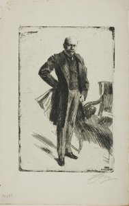 Lamont I. ezredes (teljes hosszban) alkotó: Anders Leonard Zorn