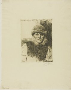 Dalecarli paraszt (Lavards Anders) alkotó: Anders Leonard Zorn
