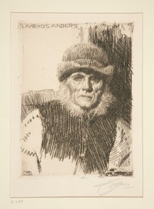 Dalecarli paraszt alkotó: Anders Leonard Zorn