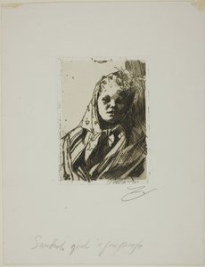 Dalecarli parasztasszony alkotó: Anders Leonard Zorn