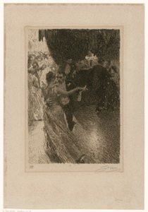 A tánc (A keringő), harmadik állapot alkotó: Anders Zorn