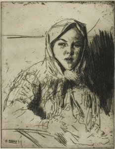 Emma, Mora lány alkotó: Anders Leonard Zorn