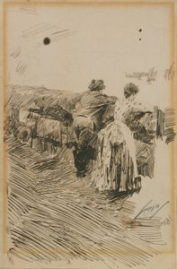 Halászok St Ives-ban alkotó: Anders Zorn
