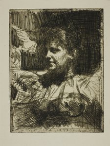 Gerda Hagborg I ("Kérem") alkotó: Anders Leonard Zorn