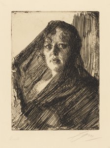 Gerda Lundequist alkotó: Anders Zorn